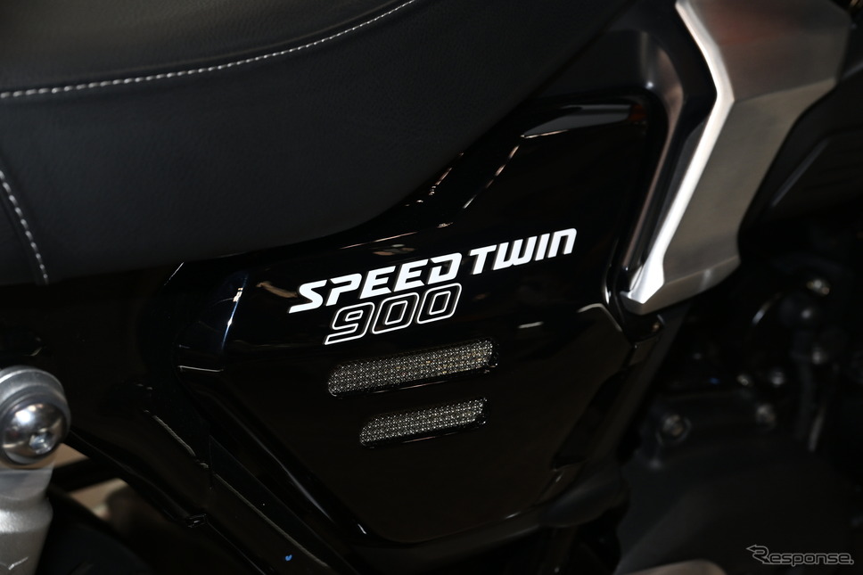 トライアンフ スピードツイン900(東京モーターサイクルショー2025)《写真撮影 安藤貴史》