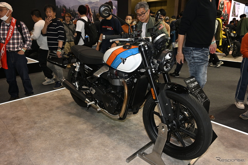 トライアンフ スピードツイン900(東京モーターサイクルショー2025)《写真撮影 安藤貴史》