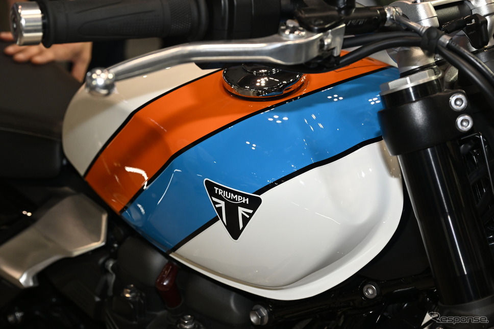 トライアンフ スピードツイン900(東京モーターサイクルショー2025)《写真撮影 安藤貴史》