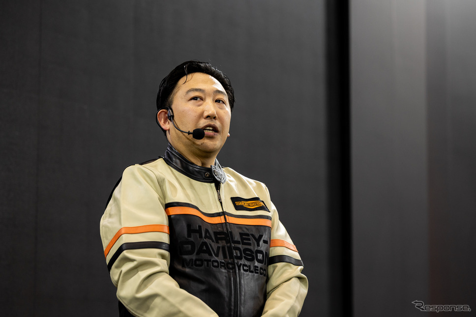 ハーレーダビッドソンジャパン玉木一史代表(東京モーターサイクルショー2025)《写真撮影 青木タカオ》