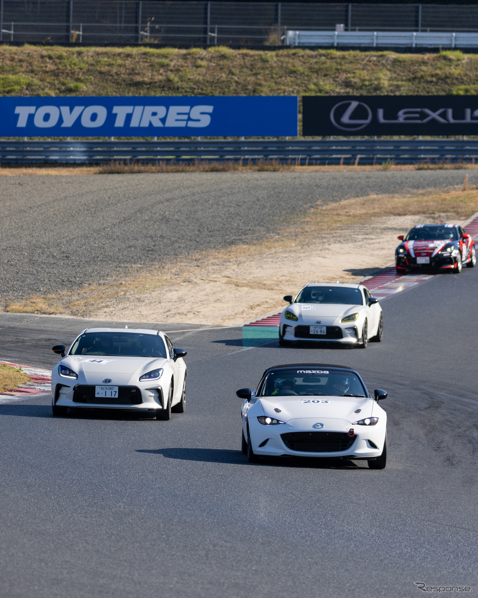 トーヨータイヤが参加型サーキット走行イベント「プロクセス・ドライビングプレジャー」を開催(写真は2024年開催時)《写真提供 トーヨータイヤ》