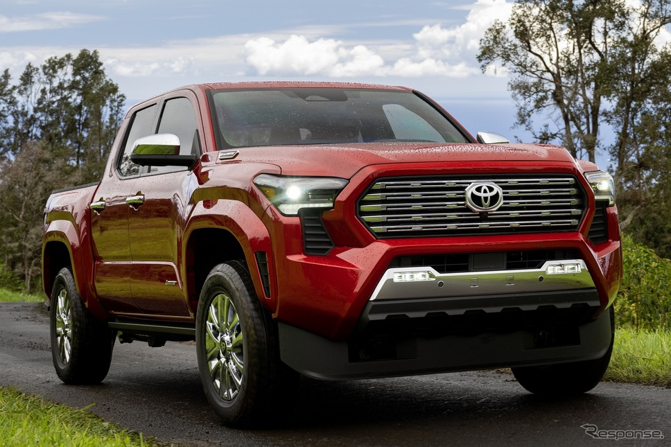 米への輸入車25%追加関税、トヨタは販売価格を当面維持するという。写真はトヨタ タコマ(参考画像)《photo by Toyota》