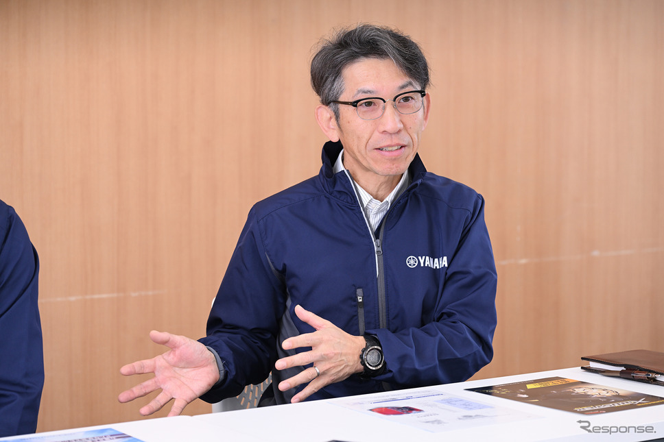 ヤマハモーターエンジニアリング 事業企画推進部 事業グループ 開発プロジェクトリーダーの藤井勲氏《写真撮影 廣井誠》
