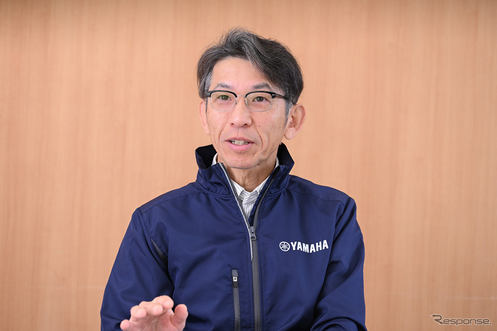 ヤマハモーターエンジニアリング 事業企画推進部 事業グループ 開発プロジェクトリーダーの藤井勲氏《写真撮影 廣井誠》