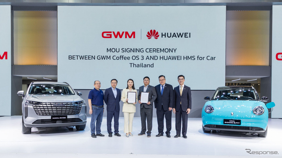 長城汽車がファーウェイと提携し、次世代ナビゲーションシステムを搭載した新型SUV『HAVAL H6』をバンコクモーターショー2025で発表《photo by GWM》