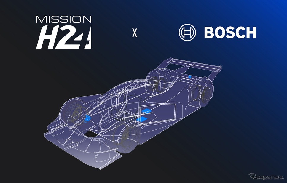ボッシュが水素レーシングカー開発でMissionH24と提携《photo by Bosch》