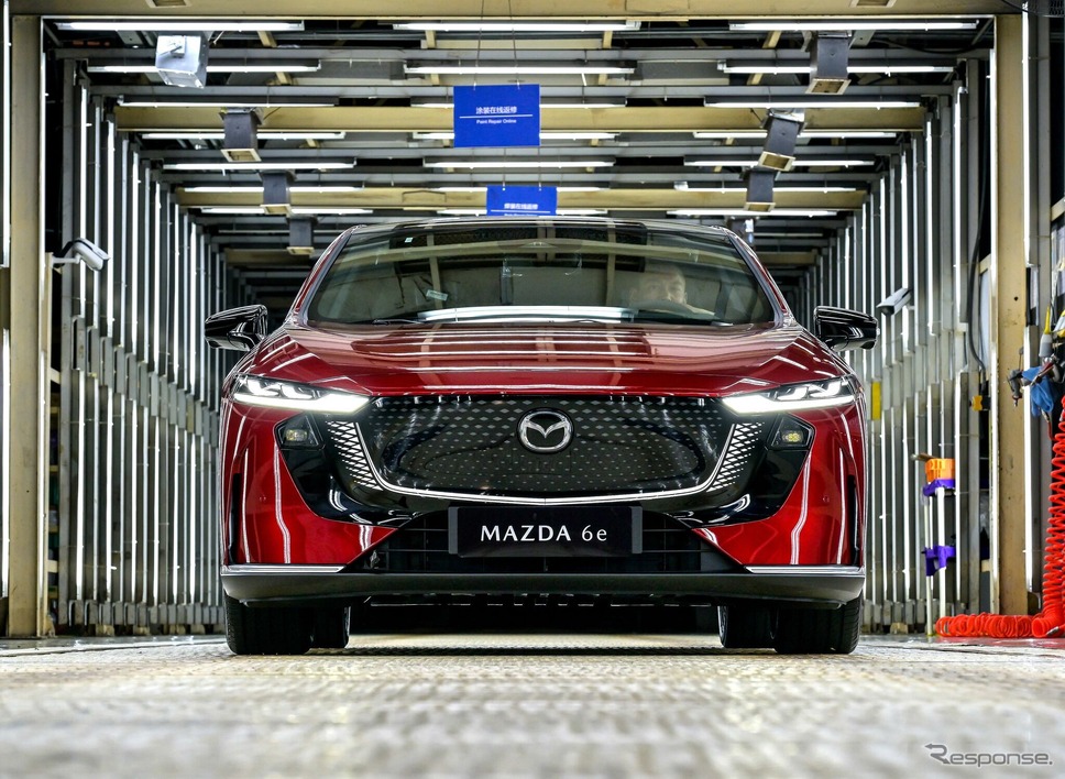 長安マツダの南京工場でマツダの新型電気自動車『マツダ6e』の量産を開始《photo by Mazda》