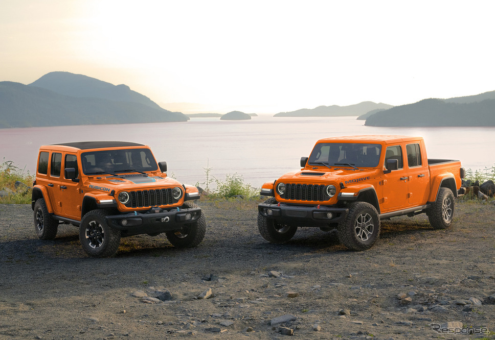 ジープ・ラングラーとグラディエーターの2025モデルに設定の新色「ジュース」《photo by Jeep》