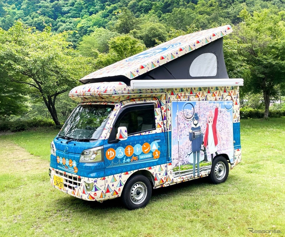 ゆるキャン△ピングカー《写真提供 ネオプロジェクト》