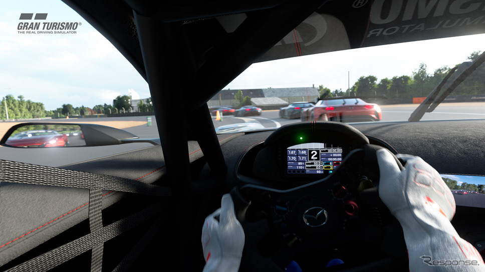 MAZDA SPIRIT RACING GT3(グランツーリスモ7に収録)《画像提供 マツダ》