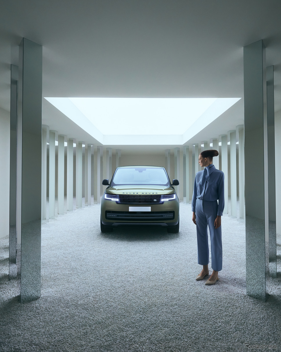 レンジローバーの大型インスタレーション「Futurespective: Connected Worlds」《photo by Range Rover》