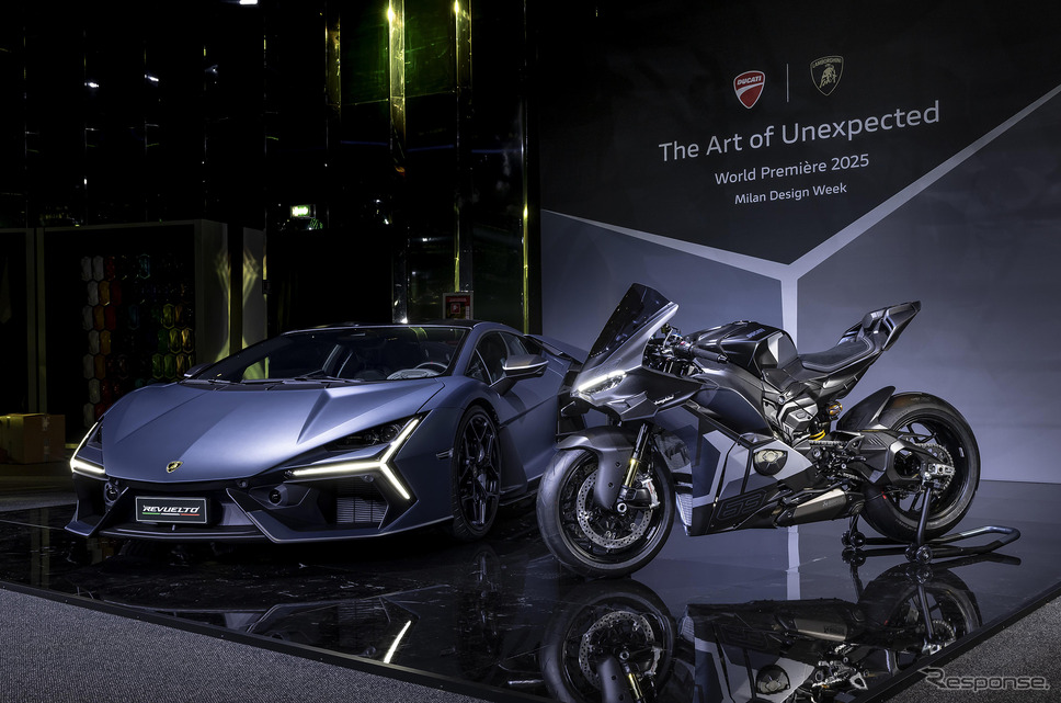 ドゥカティ パニガーレV4ランボルギーニ《photo by Lamborghini》