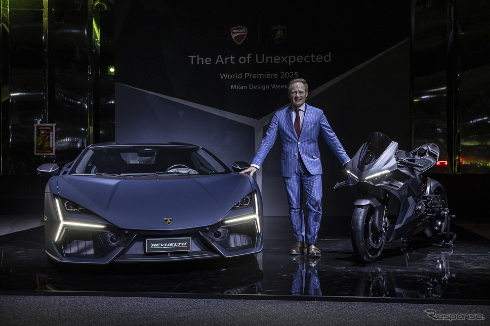 ドゥカティ パニガーレV4ランボルギーニ《photo by Lamborghini》