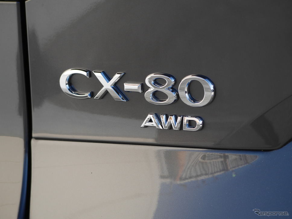 マツダ CX-80 XDハイブリッド エクスクルーシブモダン《写真撮影 中村孝仁》