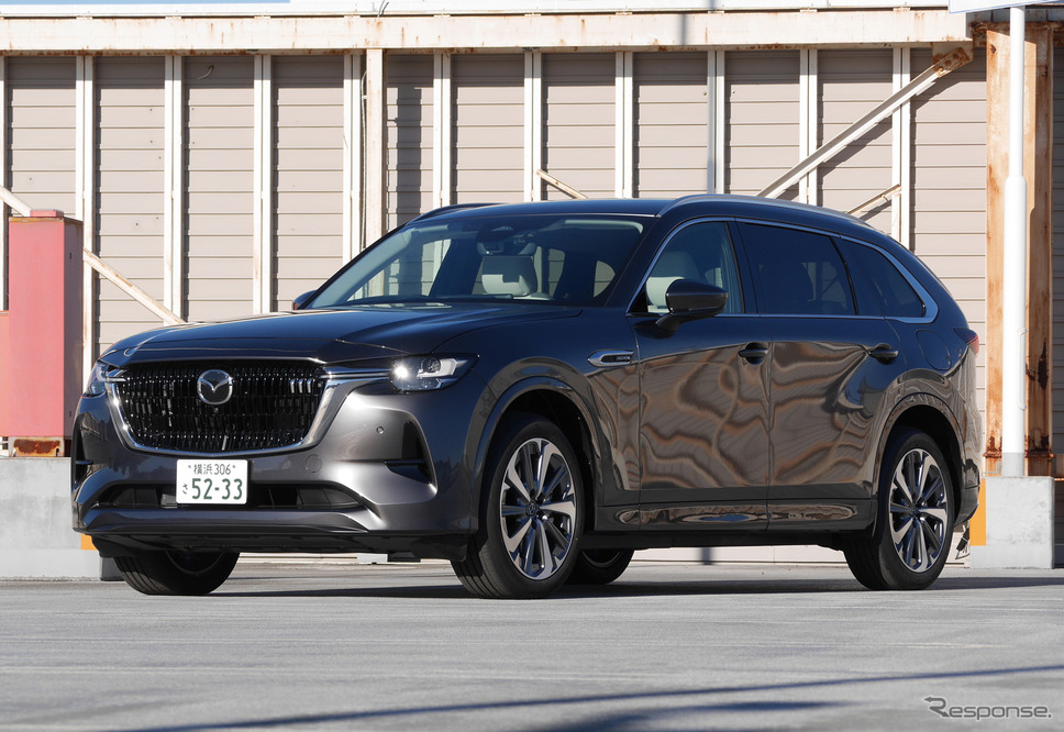 マツダ CX-80 XDハイブリッド エクスクルーシブモダン《写真撮影 中村孝仁》