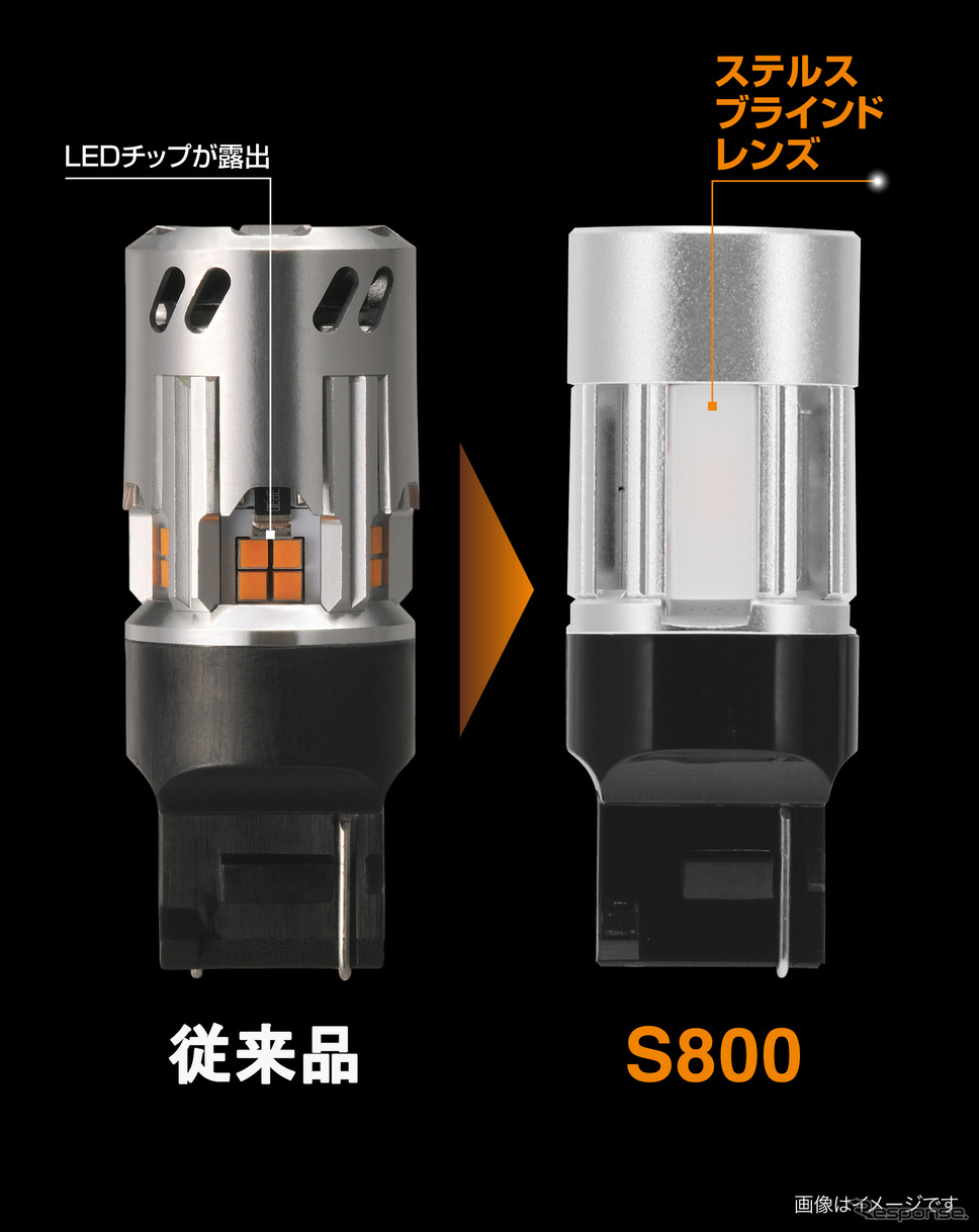 GIGA LEDウィンカー S800 T20/S25《写真提供 カーメイト》