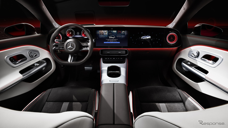メルセデスベンツが「ディズニープラス」を車載エンタメシステムに導入《photo by Mercedes-Benz》