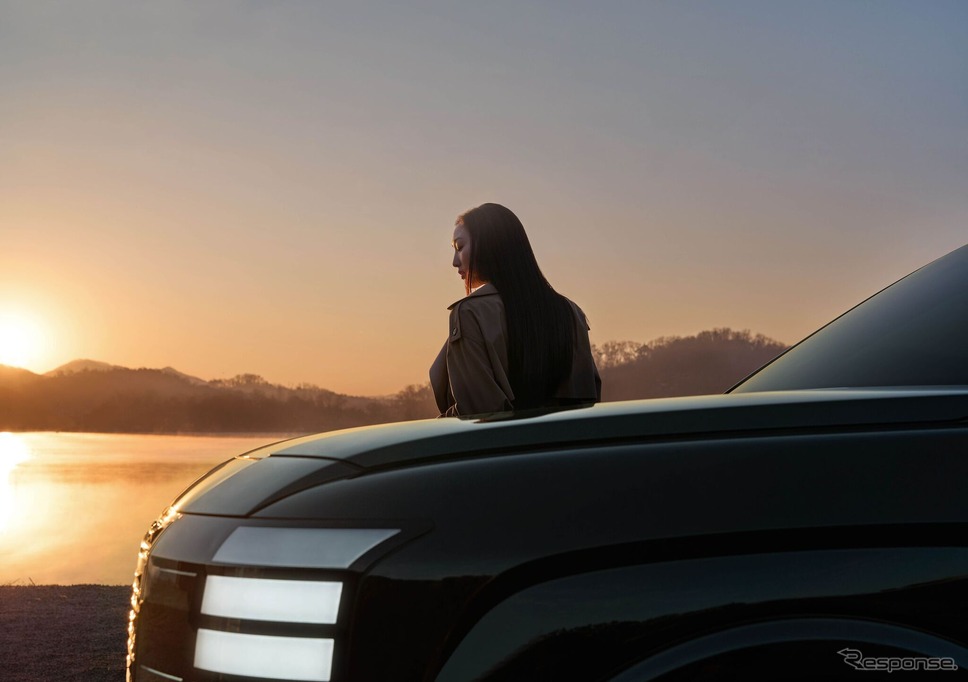ヒョンデ・パリセード新型のティザー《photo by Hyundai》