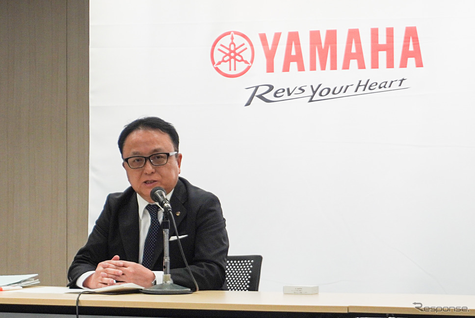 ヤマハ発動機 設楽元文社長《写真撮影 宮崎壮人》