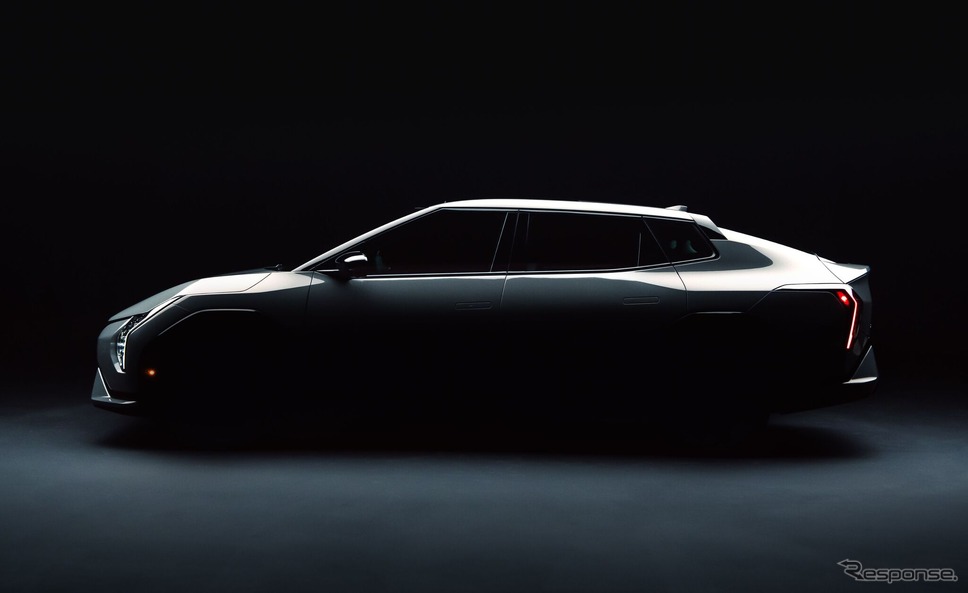 キアの新型車のティザー《photo by Kia》