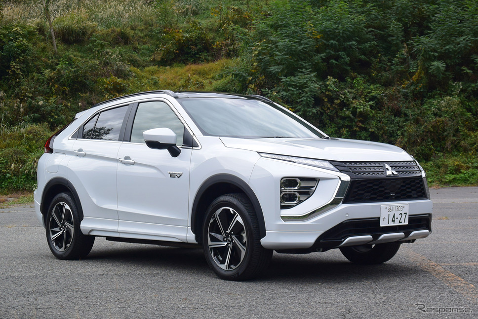 三菱自動車 エクリプスクロスPHEV のフロントビュー《写真撮影 井元康一郎》