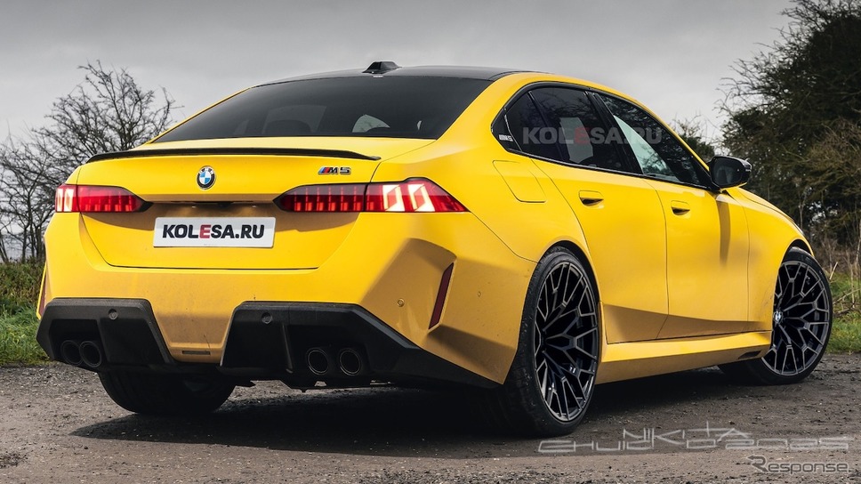 BMW M5セダン 改良新型の予想CG《Nikita Chuicko/KOLESA RU/APOLLO》