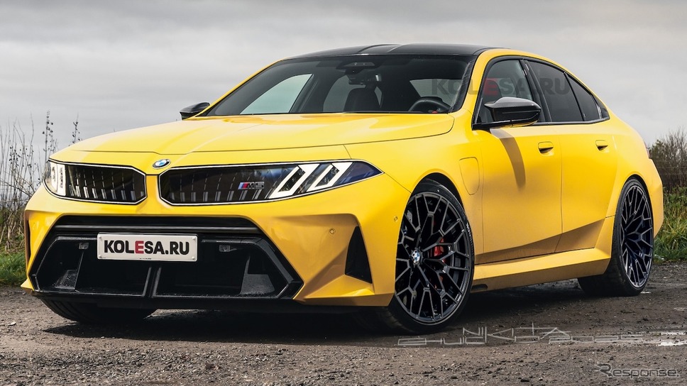 BMW M5セダン 改良新型の予想CG《Nikita Chuicko/KOLESA RU/APOLLO》
