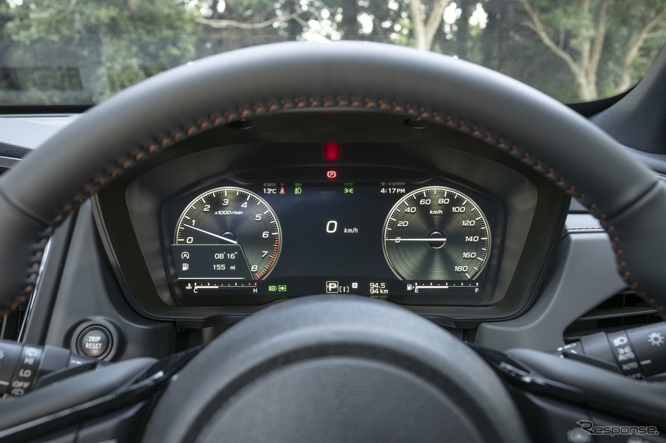 12.3インチのフル液晶メーター《写真提供 SUBARU》