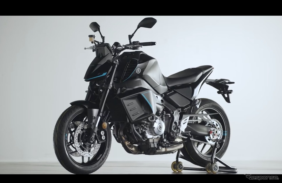 電動技術への新たな挑戦(2)として公開されたヤマハの大型バイク向けプラグインハイブリッド技術《ヤマハ発動機公式チャンネルより》