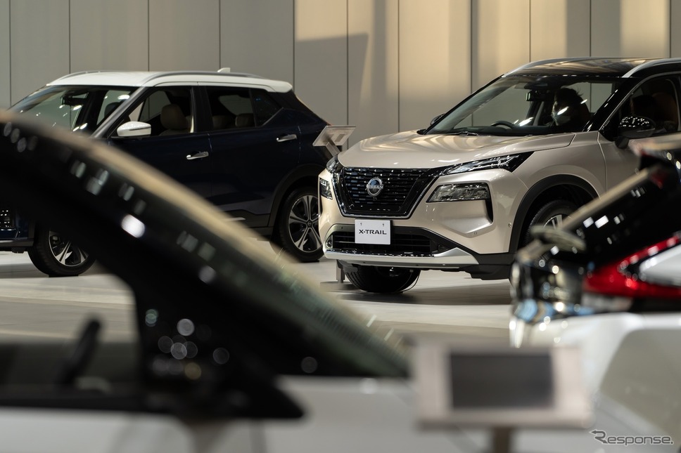 日産新体制、仏ルノーのスナール氏ら退任、社外取締役8人は全員留任へ(写真は日産の本社ギャラリー)《Photo by Tomohiro Ohsumi/Getty Images News/ゲッティイメージズ》