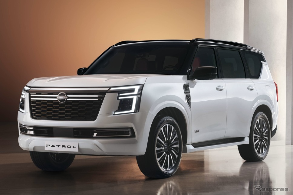 中東などで発表された新型の日産 パトロール《photo by Nissan》