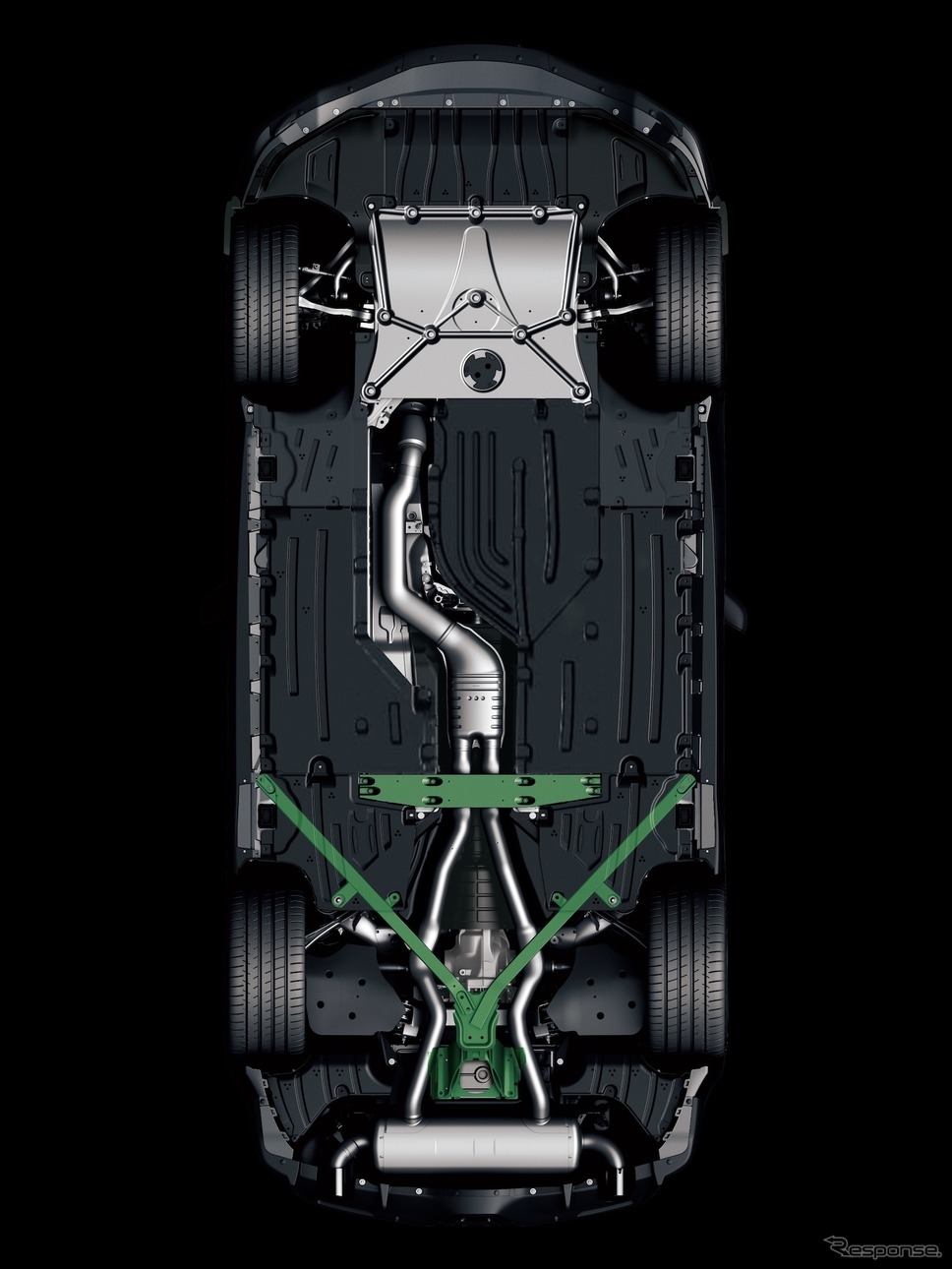 リヤ床下ブレース《画像提供 トヨタ自動車》