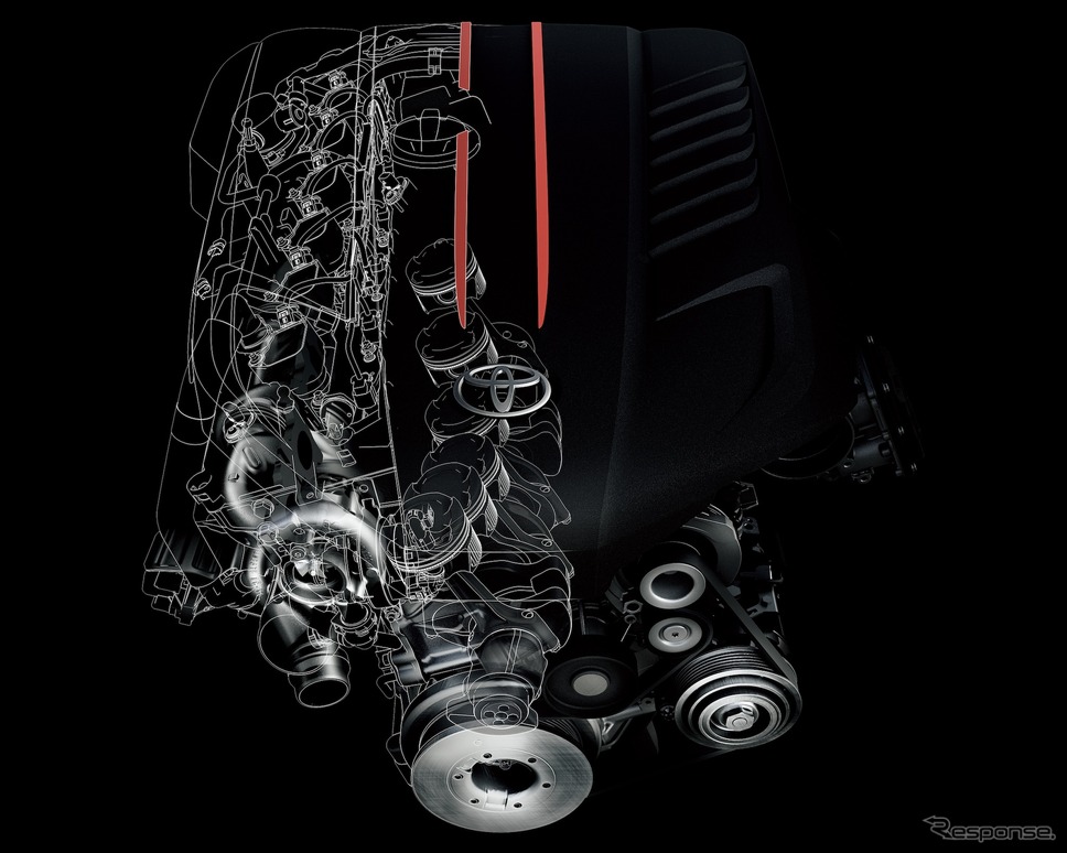 3.0L B58直列6気筒エンジン《画像提供 トヨタ自動車》