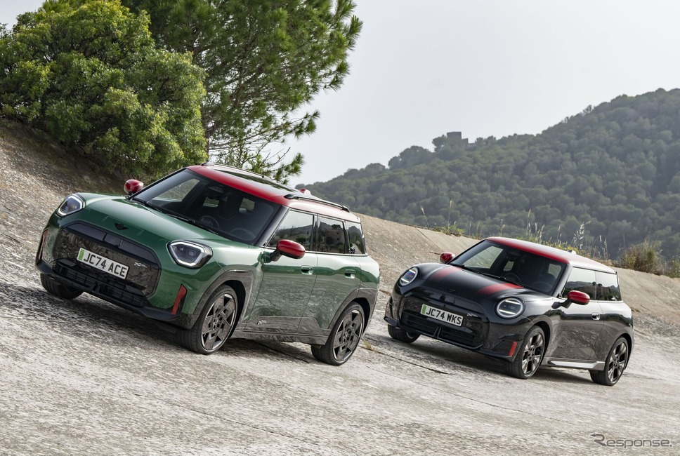 MINI『ジョン・クーパー・ワークス・エースマン』とMINI『ジョン・クーパー・ワークス エレクトリック』《photo by MINI》