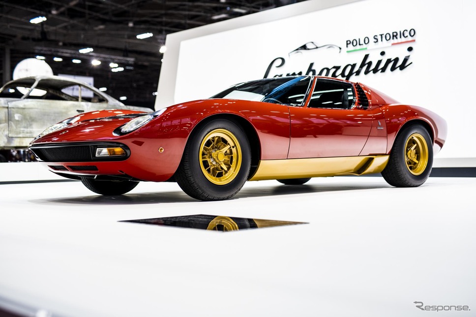 「ポロ・ストリコ」によって復元されたランボルギーニ・ミウラ《photo by Lamborghini》