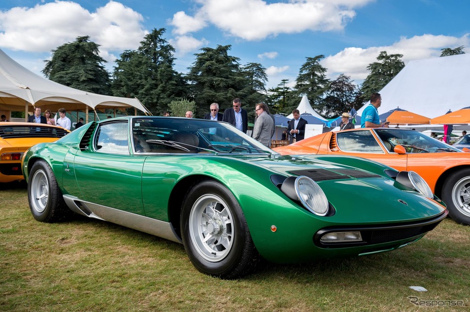 「ポロ・ストリコ」によって復元されたランボルギーニ・ミウラ《photo by Lamborghini》