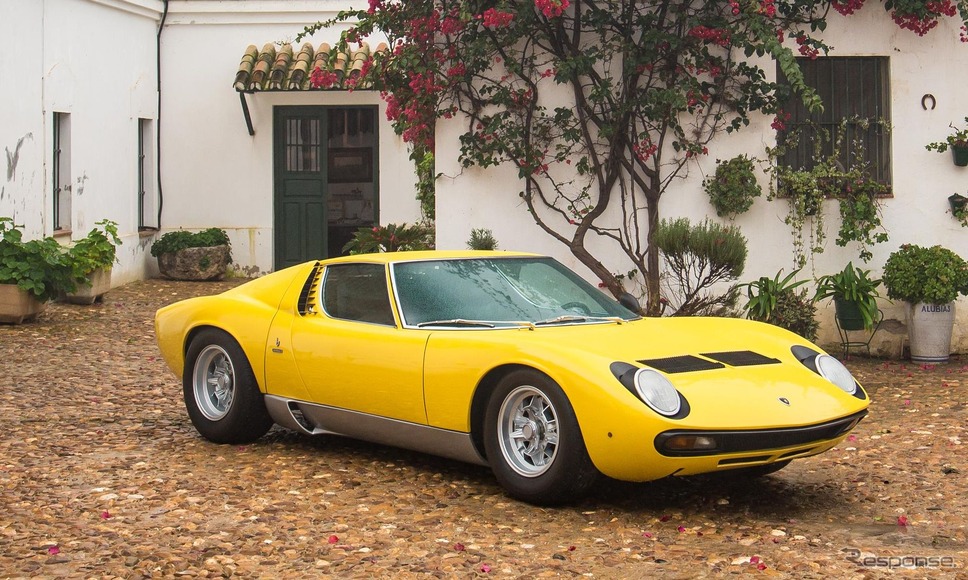 「ポロ・ストリコ」によって復元されたランボルギーニ・ミウラ《photo by Lamborghini》
