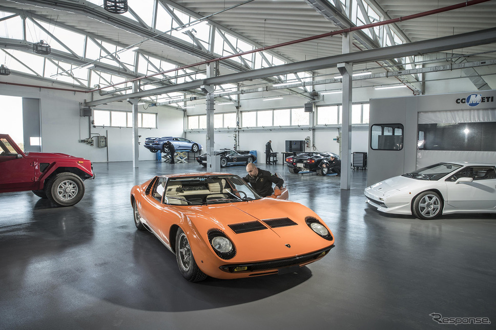Polo Storico Workshop《photo by Lamborghini》