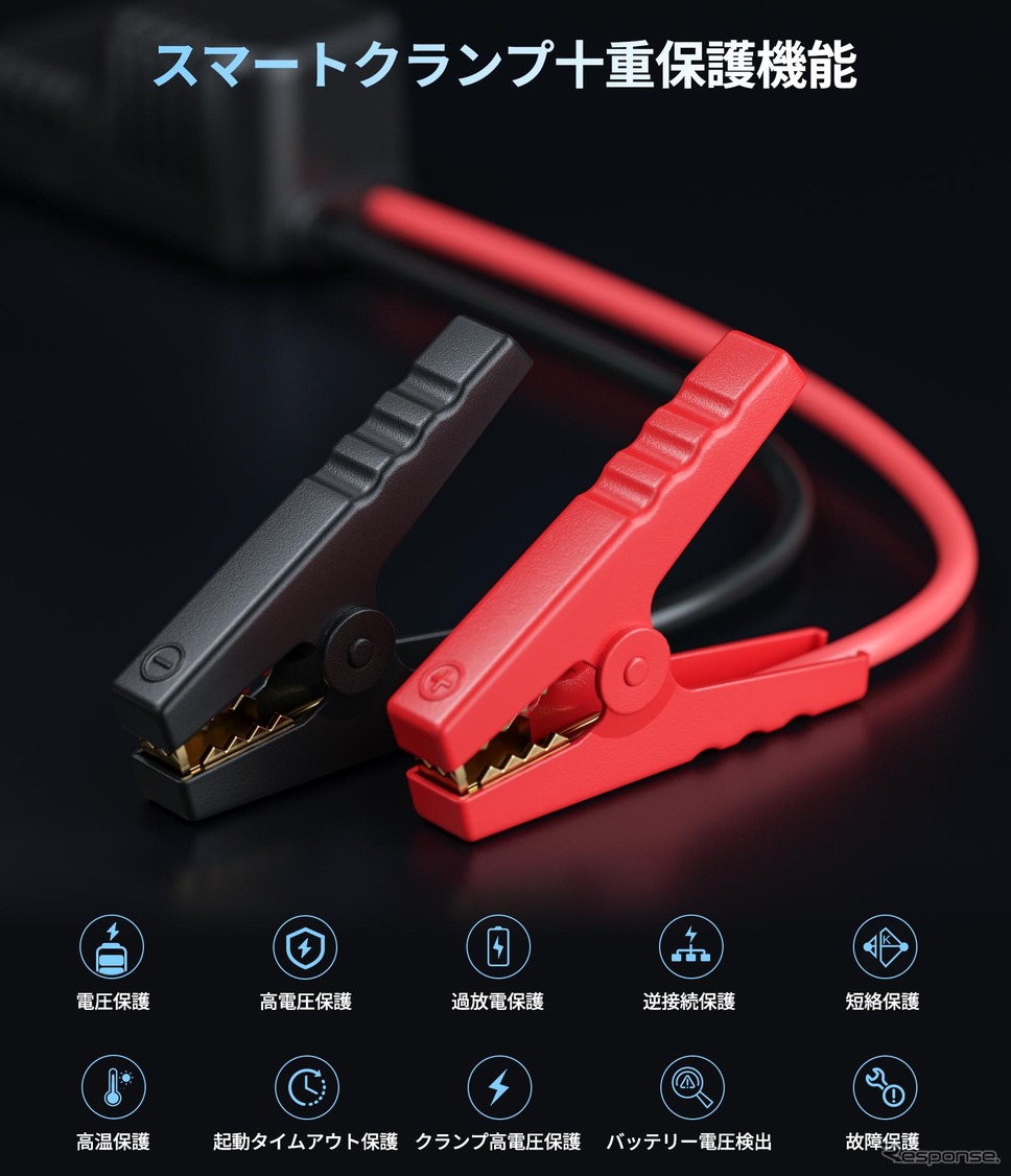 ジェスマイクからナトリウム電池採用のジャンプスターター「GK03」が発売《写真提供 ジェスマイク》