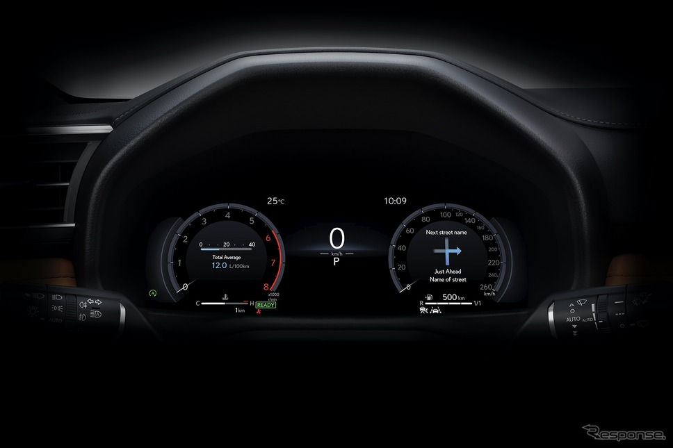 12.3インチフル液晶メーター《写真提供 トヨタ自動車》
