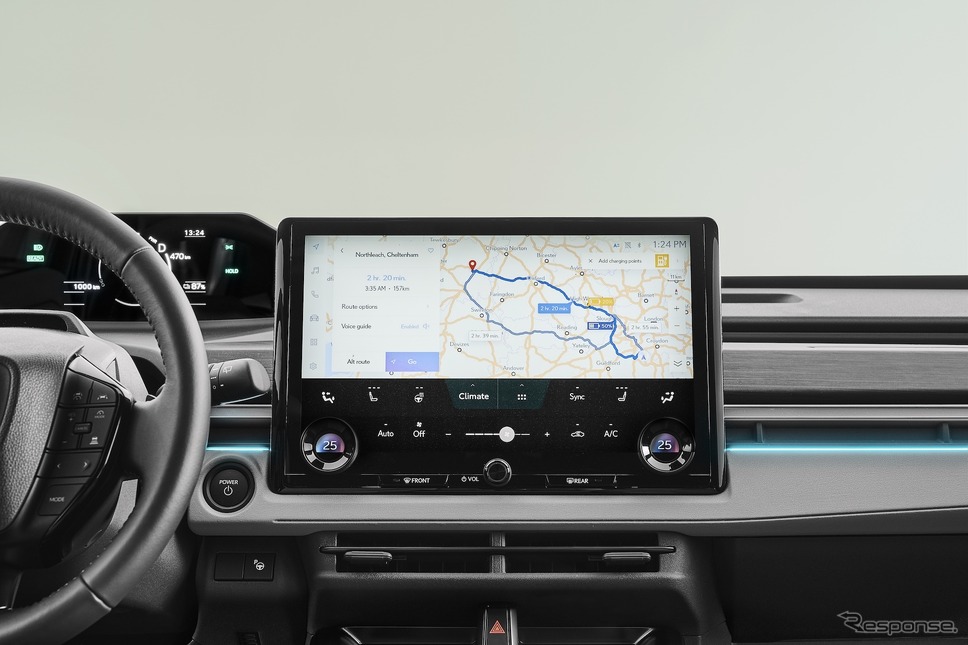 新型『CH-R+』ナビモニター《photo by Toyota》