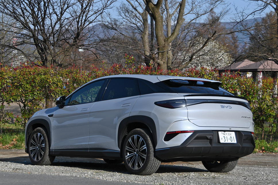 BYD シーライオン7《写真撮影 諸星陽一》