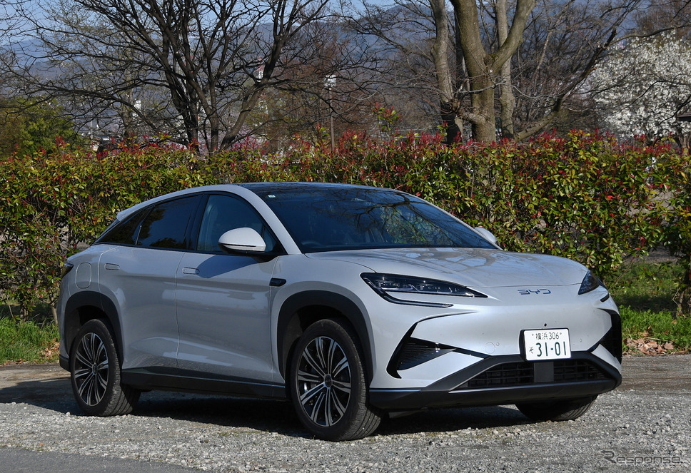 BYD シーライオン7《写真撮影 諸星陽一》