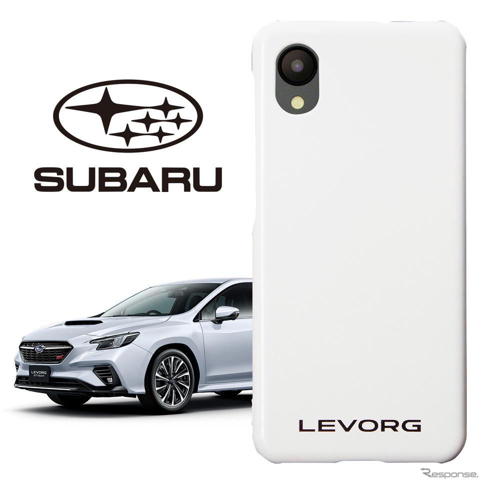 スバル『レヴォーグ』の実車カラーを再現した「SUBARU スマホケース」《写真提供 エンターテインメントマーケティング》