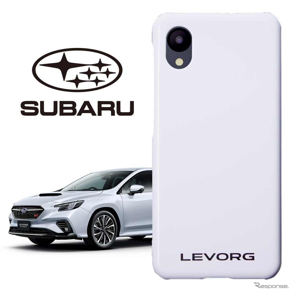 スバル『レヴォーグ』の実車カラーを再現した「SUBARU スマホケース」《写真提供 エンターテインメントマーケティング》
