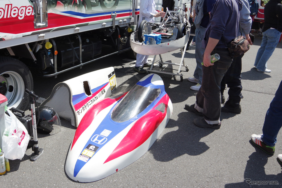 ホンダテクニカル カレッジ関東校の「Honda エコマイレッジチャレンジ」車両《写真撮影 宮崎壮人》