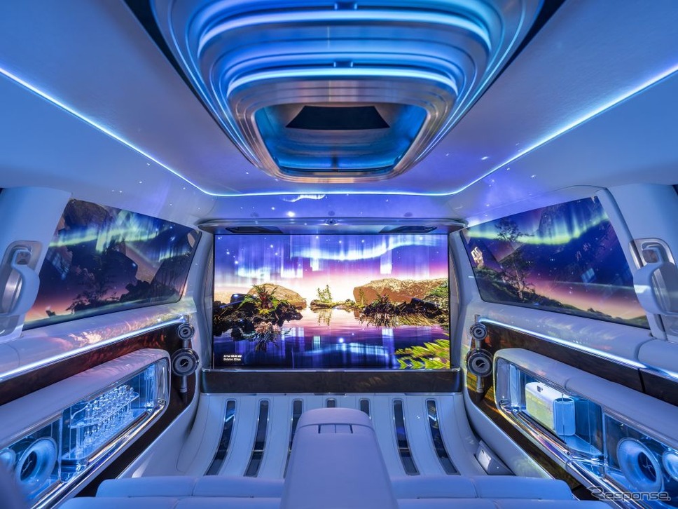 メルセデスベンツ『ビジョンV』に採用されたGauzy社のスマートガラス技術《photo by Mercedes-Benz》