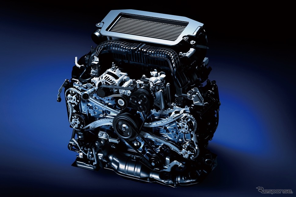 スバル・レヴォーグ用CB18型エンジン。一部で希薄燃焼《写真提供 SUBARU》