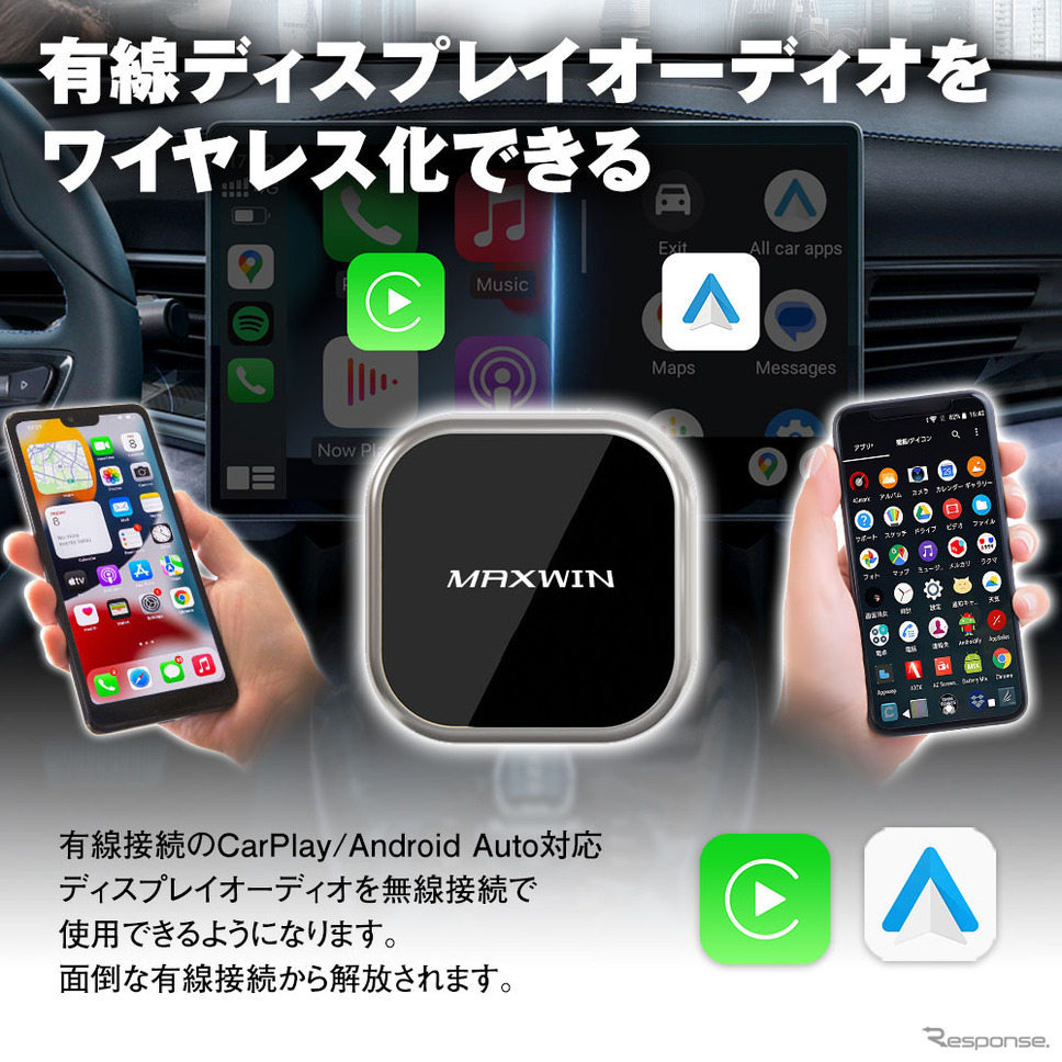 MAXWINの超小型ワイヤレスアダプター「DA-AD01」《写真提供 昌騰》