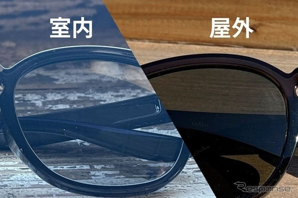 調光レンズ《写真提供 フューチャーモビリティ》